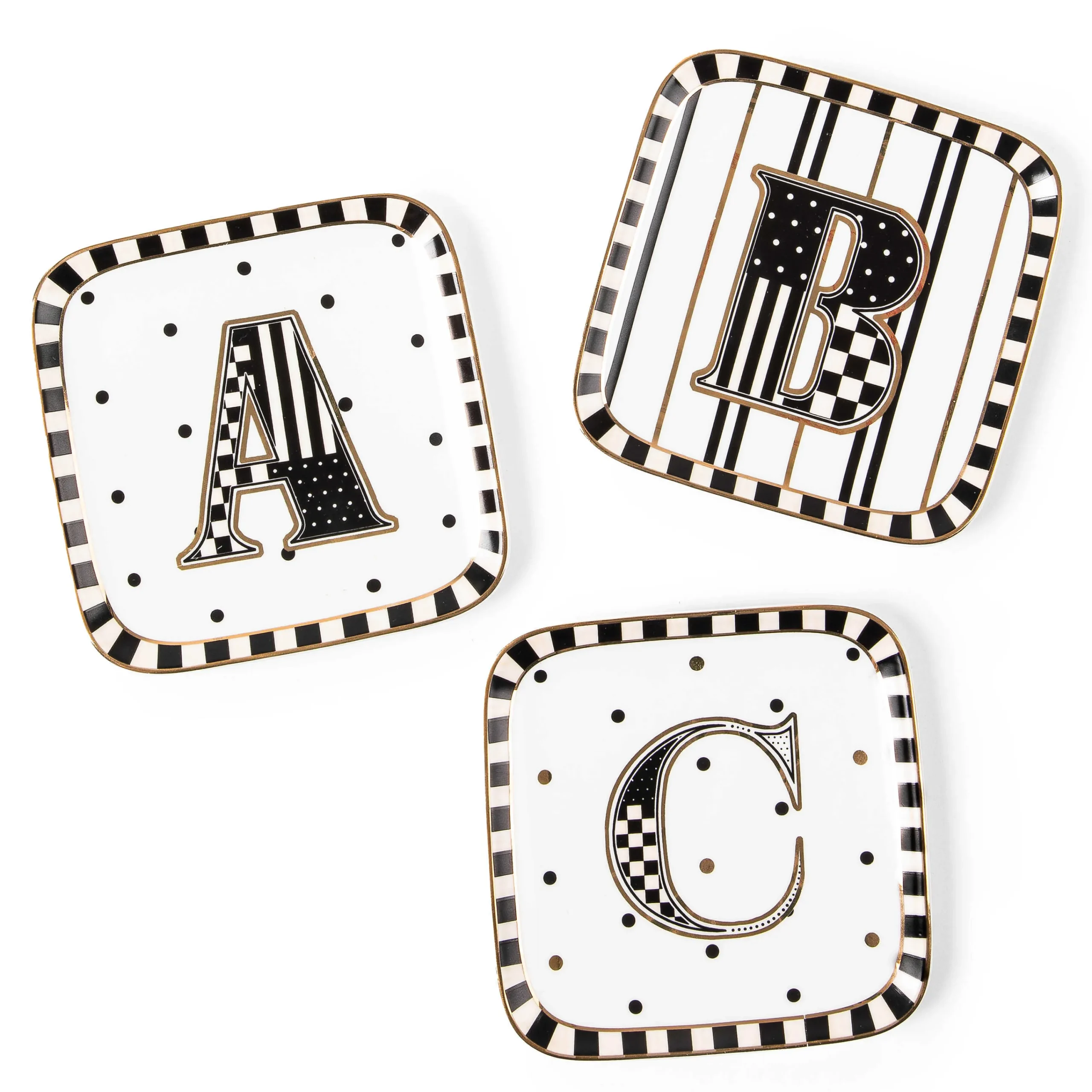 MacKenzie-Childs Monogram Dish - C| Dinnerware & Flatware