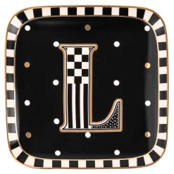 MacKenzie-Childs Monogram Dish - L| Dinnerware & Flatware