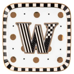 MacKenzie-Childs Monogram Dish - W| Dinnerware & Flatware