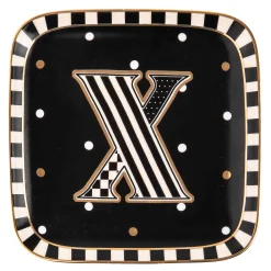 MacKenzie-Childs Monogram Dish - X| Dinnerware & Flatware