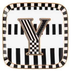 MacKenzie-Childs Monogram Dish - Y| Dinnerware & Flatware