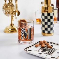MacKenzie-Childs Monogram Tumbler - A| Holiday|Drinkware