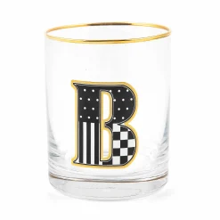 MacKenzie-Childs Monogram Tumbler - B| Holiday|Drinkware