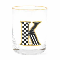 MacKenzie-Childs Monogram Tumbler - K| Holiday|Drinkware