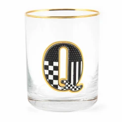 MacKenzie-Childs Monogram Tumbler - Q| Holiday|Drinkware