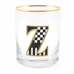 MacKenzie-Childs Monogram Tumbler - Z| Holiday|Drinkware
