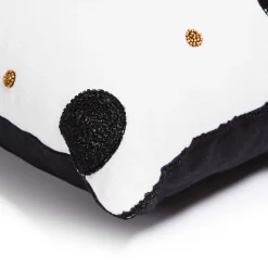 MacKenzie-Childs Monogram X Beaded Throw Pillow| Pillows, Throws, & Cushions