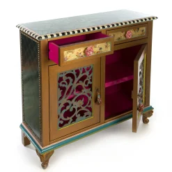 MacKenzie-Childs Moonlight Garden Chest| Storage Furniture|Living Room