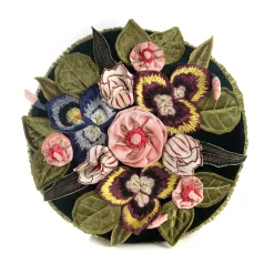 MacKenzie-Childs Moonlight Garden Round Throw Pillow| Pillows, Throws, & Cushions
