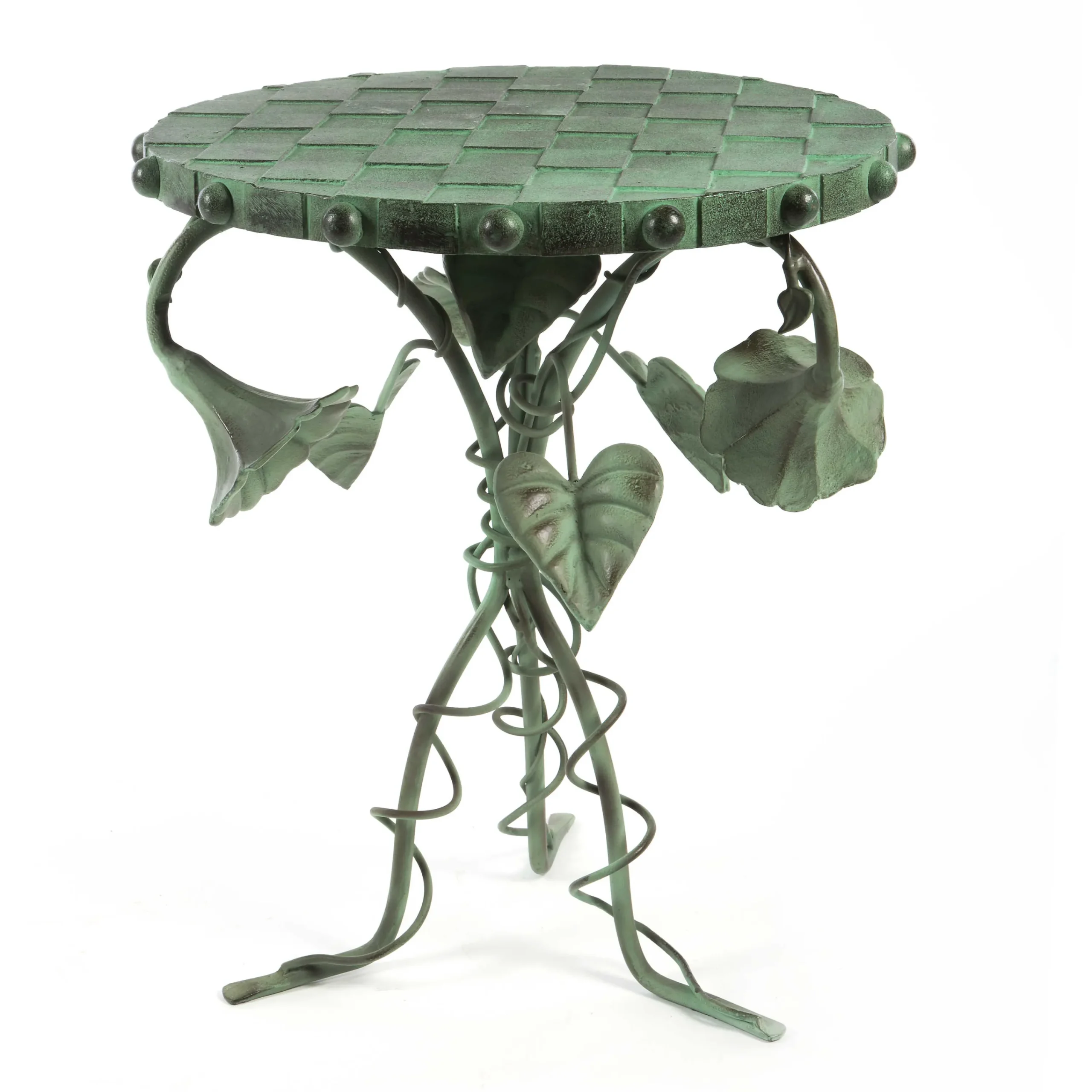 MacKenzie-Childs Morning Glory Accent Table| Outdoor