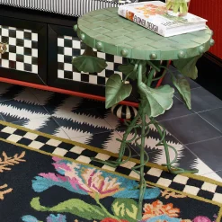 MacKenzie-Childs Morning Glory Accent Table| Outdoor