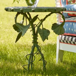 MacKenzie-Childs Morning Glory Accent Table| Outdoor