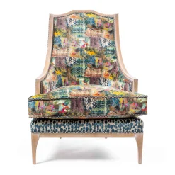 MacKenzie-Childs Mosaic Chair| Living Room