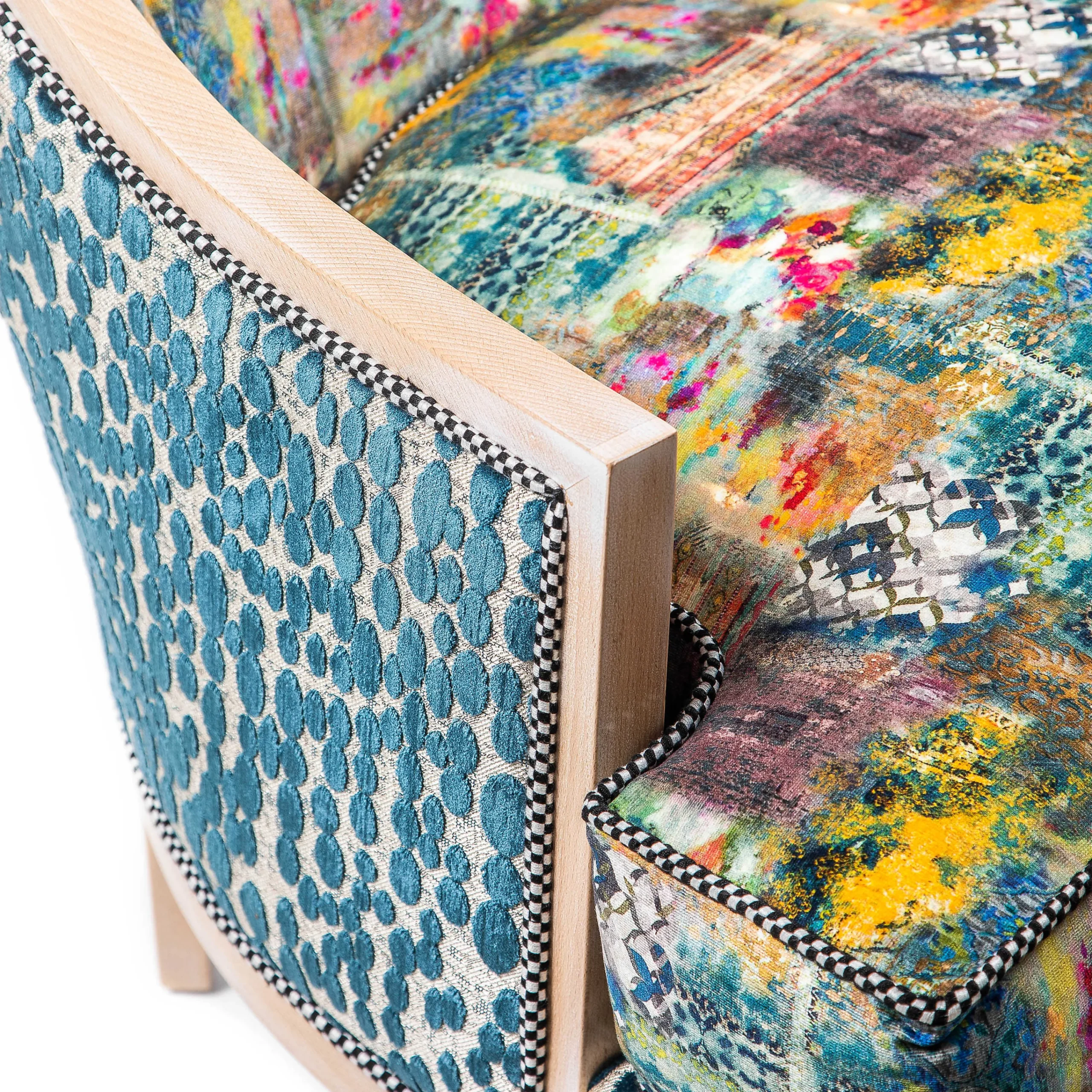 MacKenzie-Childs Mosaic Chair| Living Room
