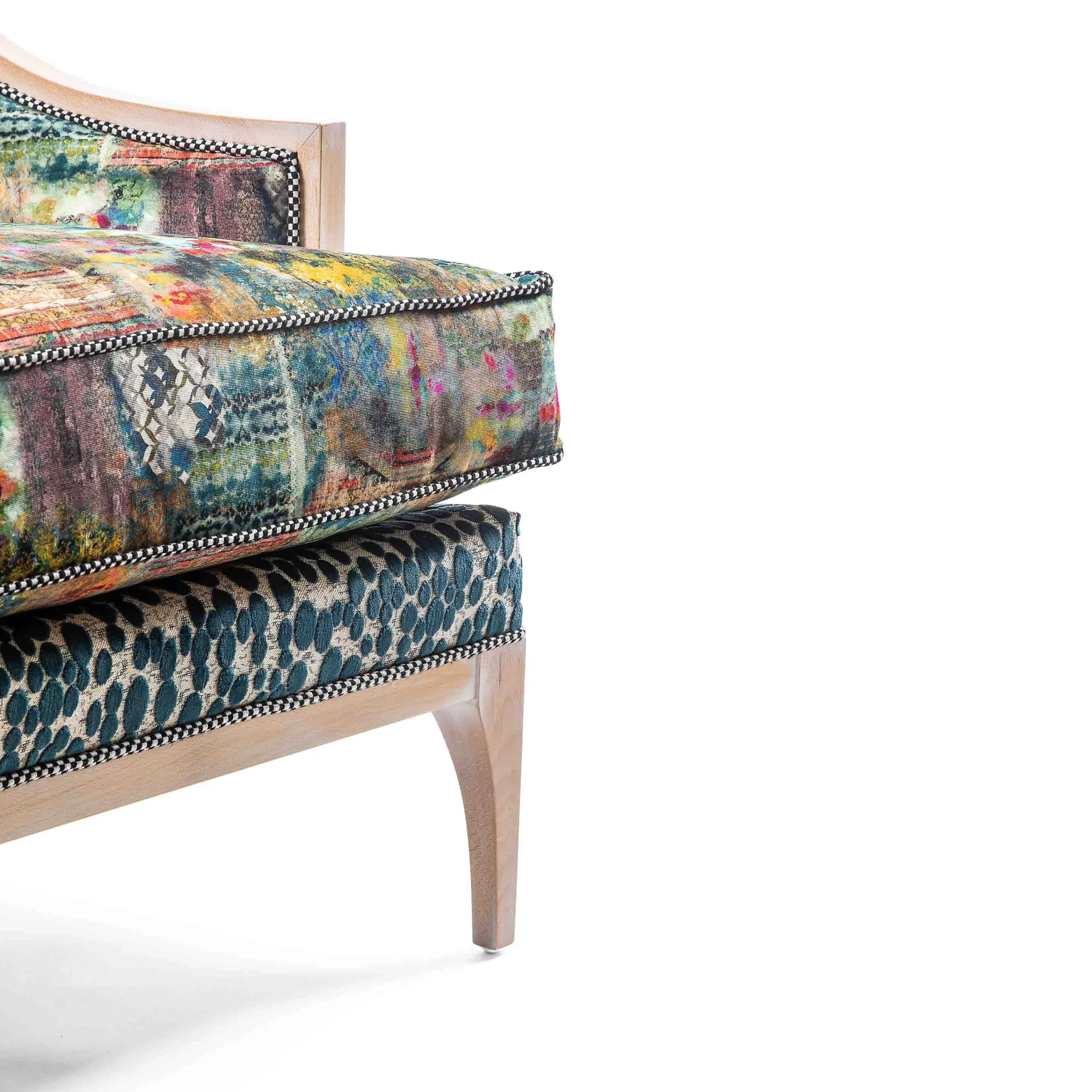 MacKenzie-Childs Mosaic Chair| Living Room