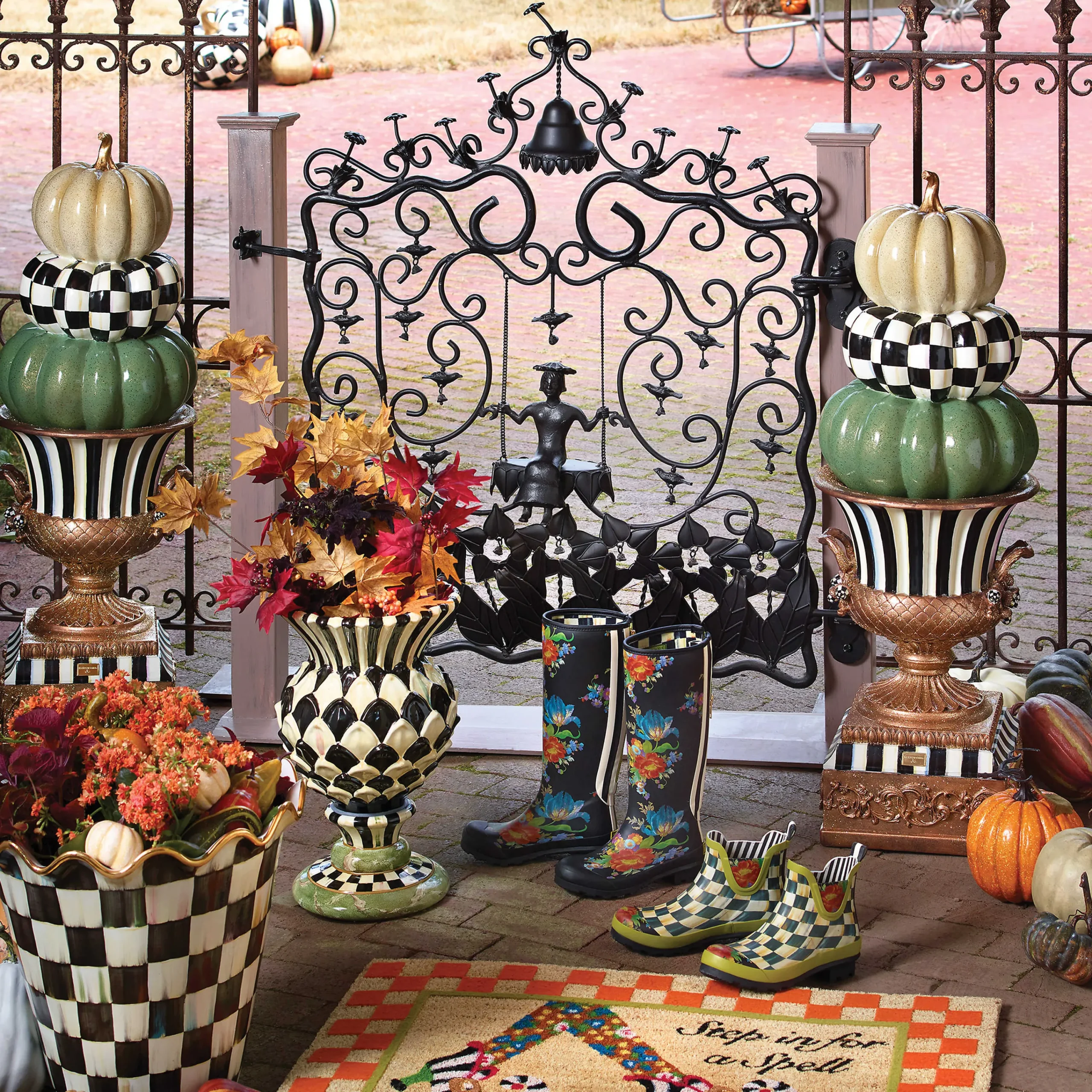 MacKenzie-Childs Mrs. Powers Garden Gate| Spring|Outdoor