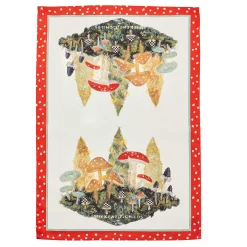MacKenzie-Childs Mushroom Dish Towel| The Fall Shop|Kitchen & Table Linens