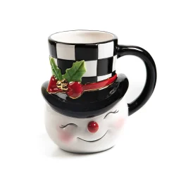 MacKenzie-Childs Nostalgia Snowman Mug| Holiday|Drinkware