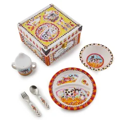MacKenzie-Childs On the Farm Toddler's Dinnerware Set| Kitchen & Dining Sets|Dinnerware & Flatware