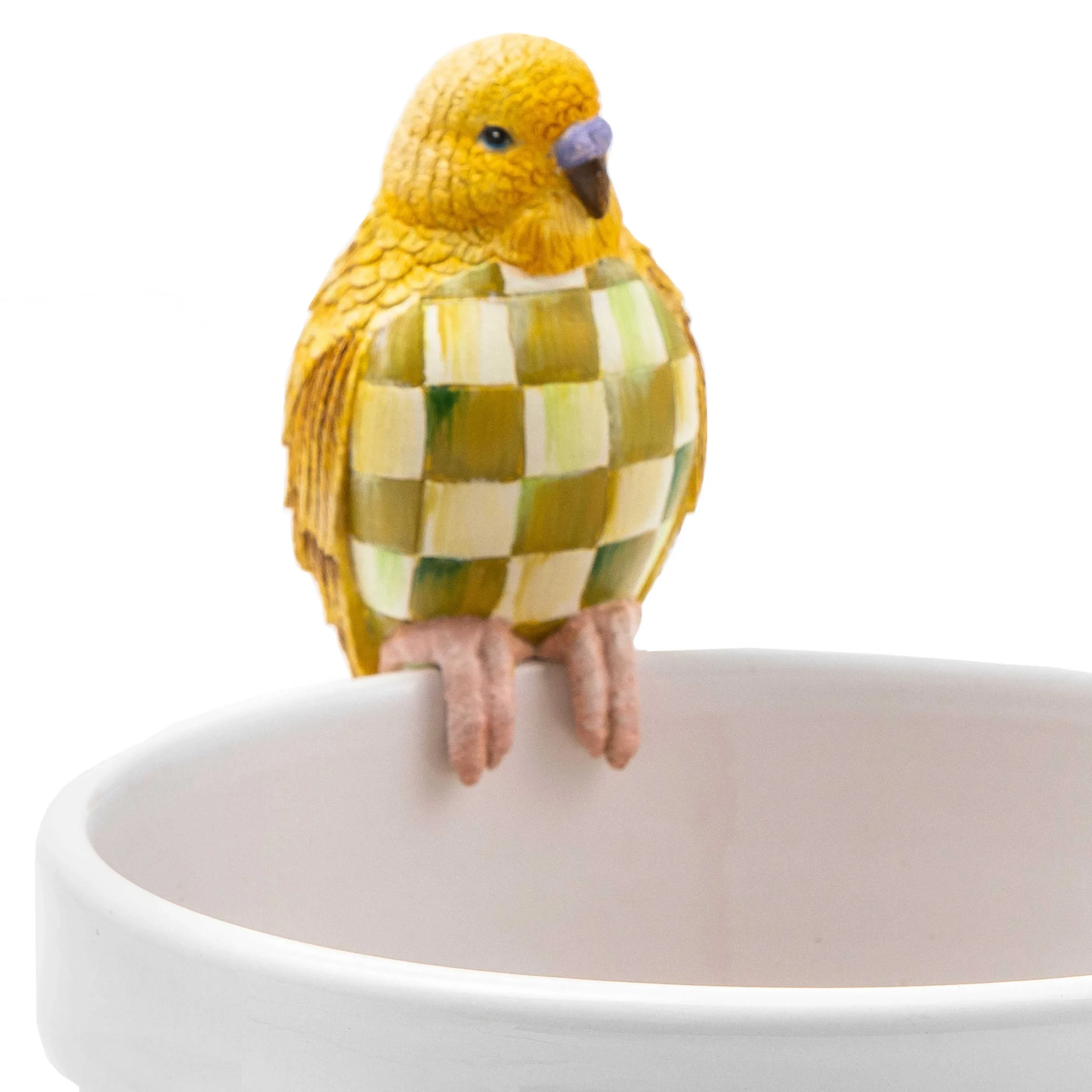 MacKenzie-Childs Parakeet Pot Climber - Chartreuse| Spring|Greenery & Florals