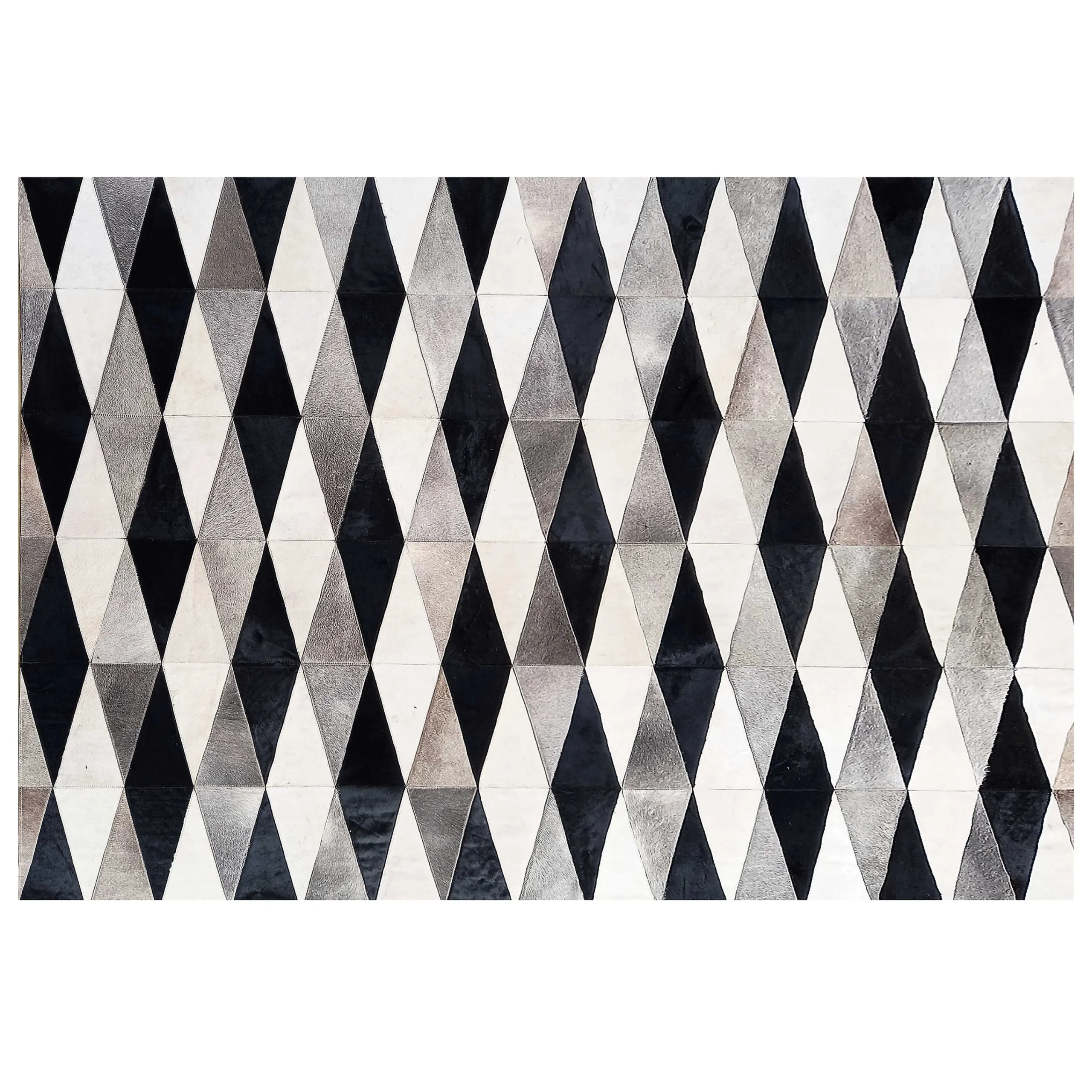 MacKenzie-Childs Parallelogram Hair On Hide 8' x 10' Rug| Rugs