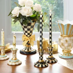 MacKenzie-Childs Parchment Check Great Vase| Room Accents