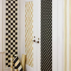 MacKenzie-Childs Parchment Check Wallpaper| Finishing Touches|Room Accents