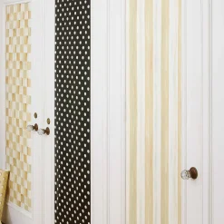 MacKenzie-Childs Parchment Stripe Wallpaper| Finishing Touches|Room Accents
