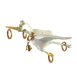 MacKenzie-Childs Patience Brewster 12 Days 5 Golden Rings Ornament| Holiday