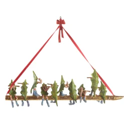 MacKenzie-Childs Patience Brewster 12 Days 10 Pipers Piping Ornament| Holiday