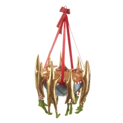 MacKenzie-Childs Patience Brewster 12 Days 9 Drummers Drumming Ornament| Holiday