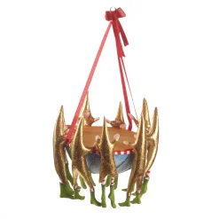 MacKenzie-Childs Patience Brewster 12 Days 9 Drummers Drumming Ornament| Holiday