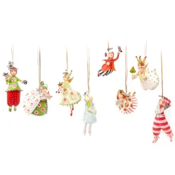 MacKenzie-Childs Patience Brewster Angel Mini Ornament Set| Holiday