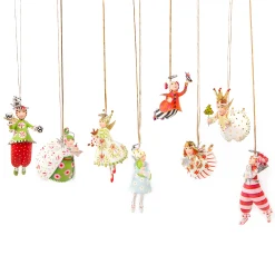 MacKenzie-Childs Patience Brewster Angel Mini Ornament Set| Holiday
