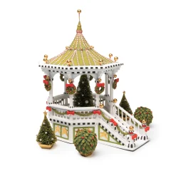 MacKenzie-Childs Patience Brewster Caroler Gazebo Display| Holiday|Room Accents