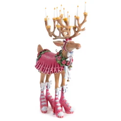 MacKenzie-Childs Patience Brewster Dash Away Donna Reindeer Figure| Holiday|Room Accents