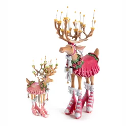 MacKenzie-Childs Patience Brewster Dash Away Donna Reindeer Figure| Holiday|Room Accents