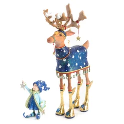 MacKenzie-Childs Patience Brewster Dash Away Comet's Elf Ornament| Holiday