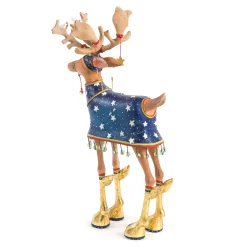 MacKenzie-Childs Patience Brewster Dash Away Comet Reindeer Figure| Holiday|Room Accents