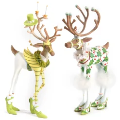 MacKenzie-Childs Patience Brewster Dash Away Vixen Reindeer Figure| Holiday|Room Accents