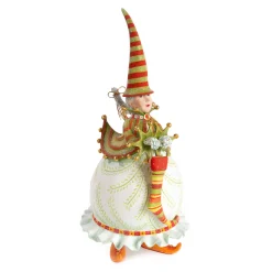 MacKenzie-Childs Patience Brewster Dash Away Mrs. Santa Figure| Holiday|Room Accents