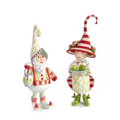 MacKenzie-Childs Patience Brewster Dash Away Mrs. Santa's Elf Ornament| Holiday