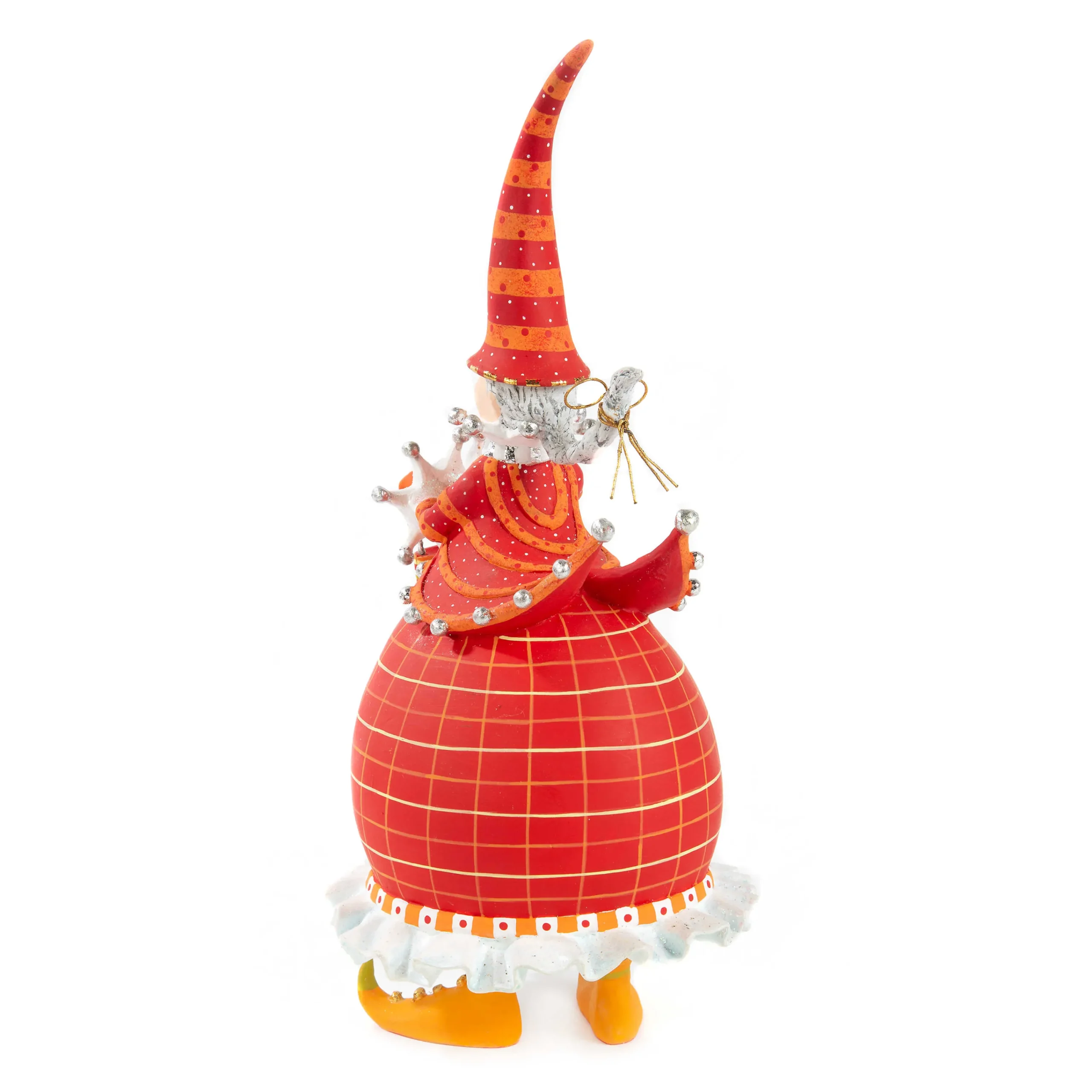 MacKenzie-Childs Patience Brewster Dash Away Red Mrs. Santa Figure| Holiday|Room Accents