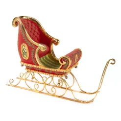 MacKenzie-Childs Patience Brewster Dash Away Sleigh Ornament| Holiday