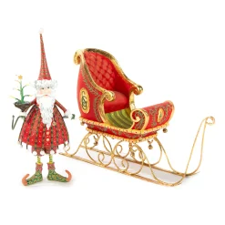MacKenzie-Childs Patience Brewster Dash Away Sleigh Ornament| Holiday