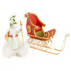 MacKenzie-Childs Patience Brewster Dash Away Sleigh Ornament| Holiday