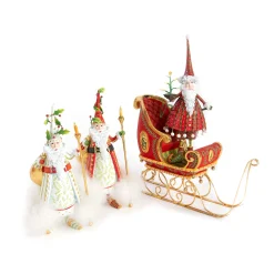 MacKenzie-Childs Patience Brewster Dash Away Sleigh Ornament| Holiday