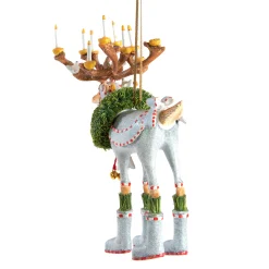 MacKenzie-Childs Patience Brewster Dash Away Dasher Reindeer Ornament| Holiday