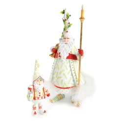 MacKenzie-Childs Patience Brewster Dash Away Santa's Lantern Elf Ornament| Holiday