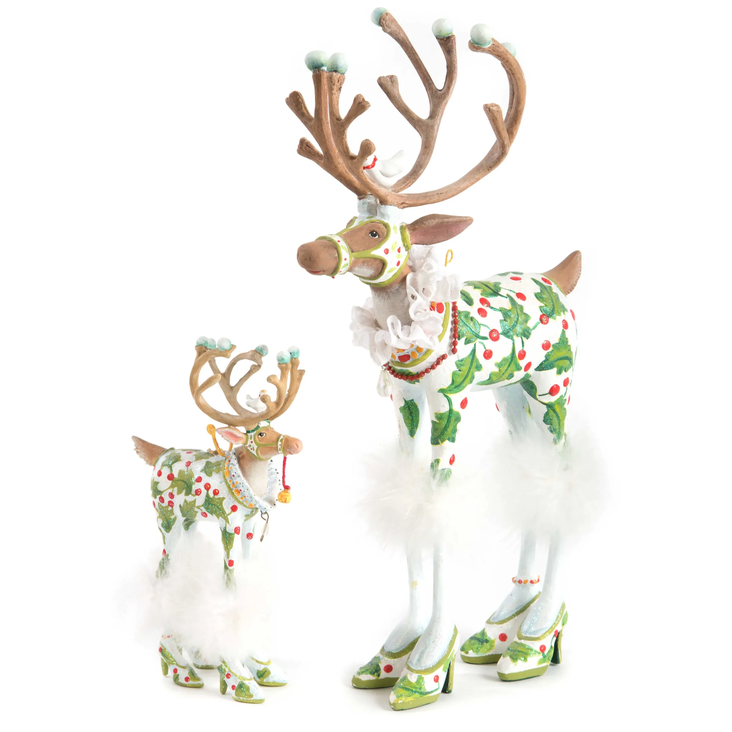 MacKenzie-Childs Patience Brewster Dash Away Vixen Reindeer Ornament| Holiday